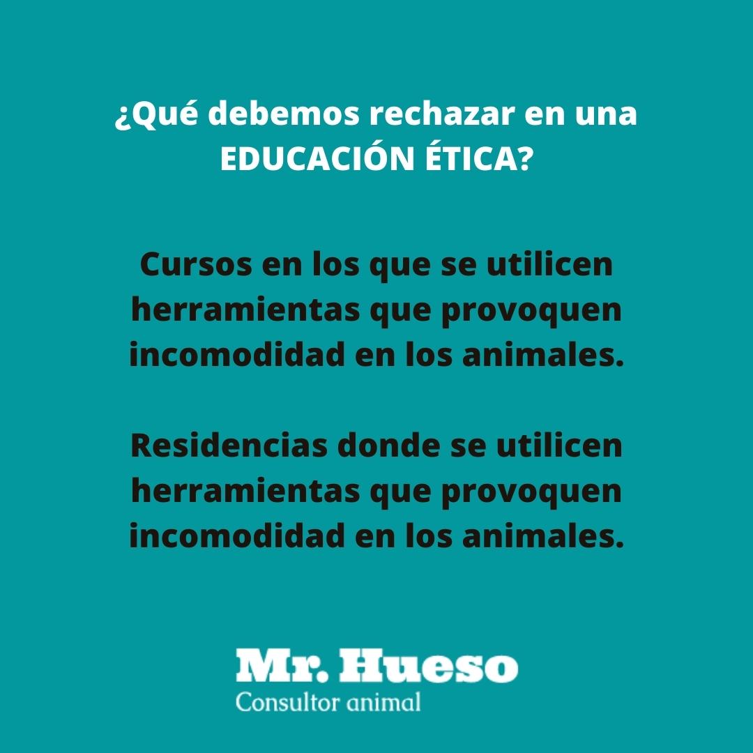 debemos rechazar cursos donde se usen esas herramientas, así como residencias donde se usen