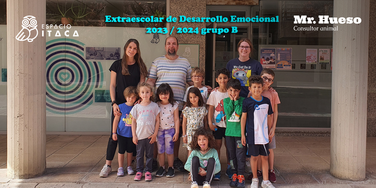 Foto del grupo B del curso 2023 / 2024 Extraescolar de Desarrollo Emocional