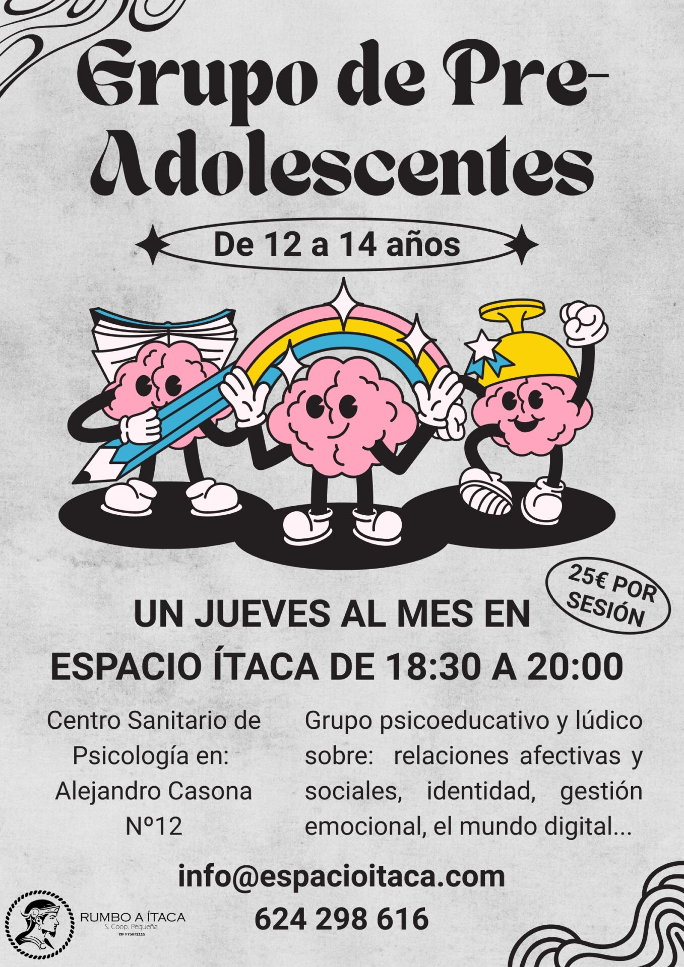 Grupo preadolescentes, de 12 a 14 años