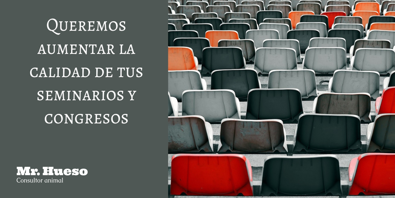 Aparece una grada con muchos asientos grises y negros y algunos en rojo o naranja, representan la necesidad de mejorar la calidad