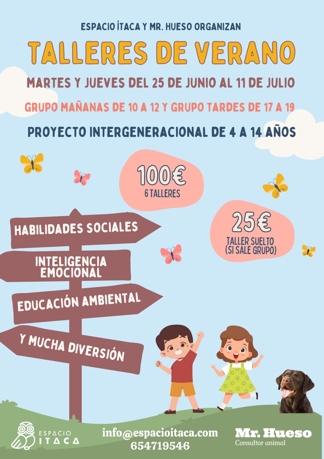 póster Talleres de verano 2024