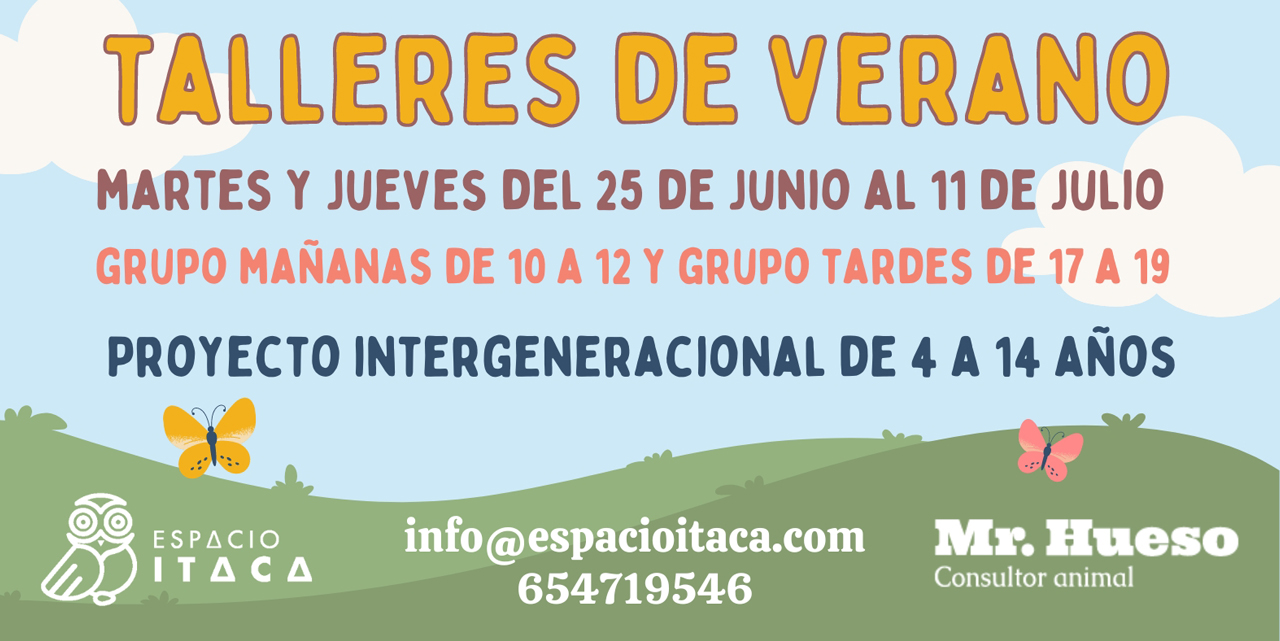 Portada talleres de verano 2024