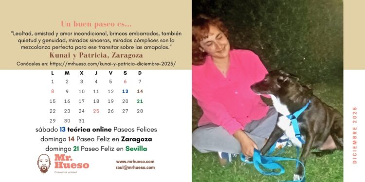 Kunai es el protagonista del mes de diciembre en el Calendario Mr. Hueso 2025