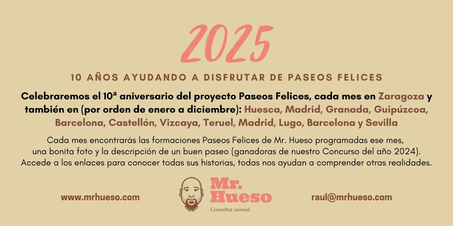 Portada Calendario Mr. Hueso 2025