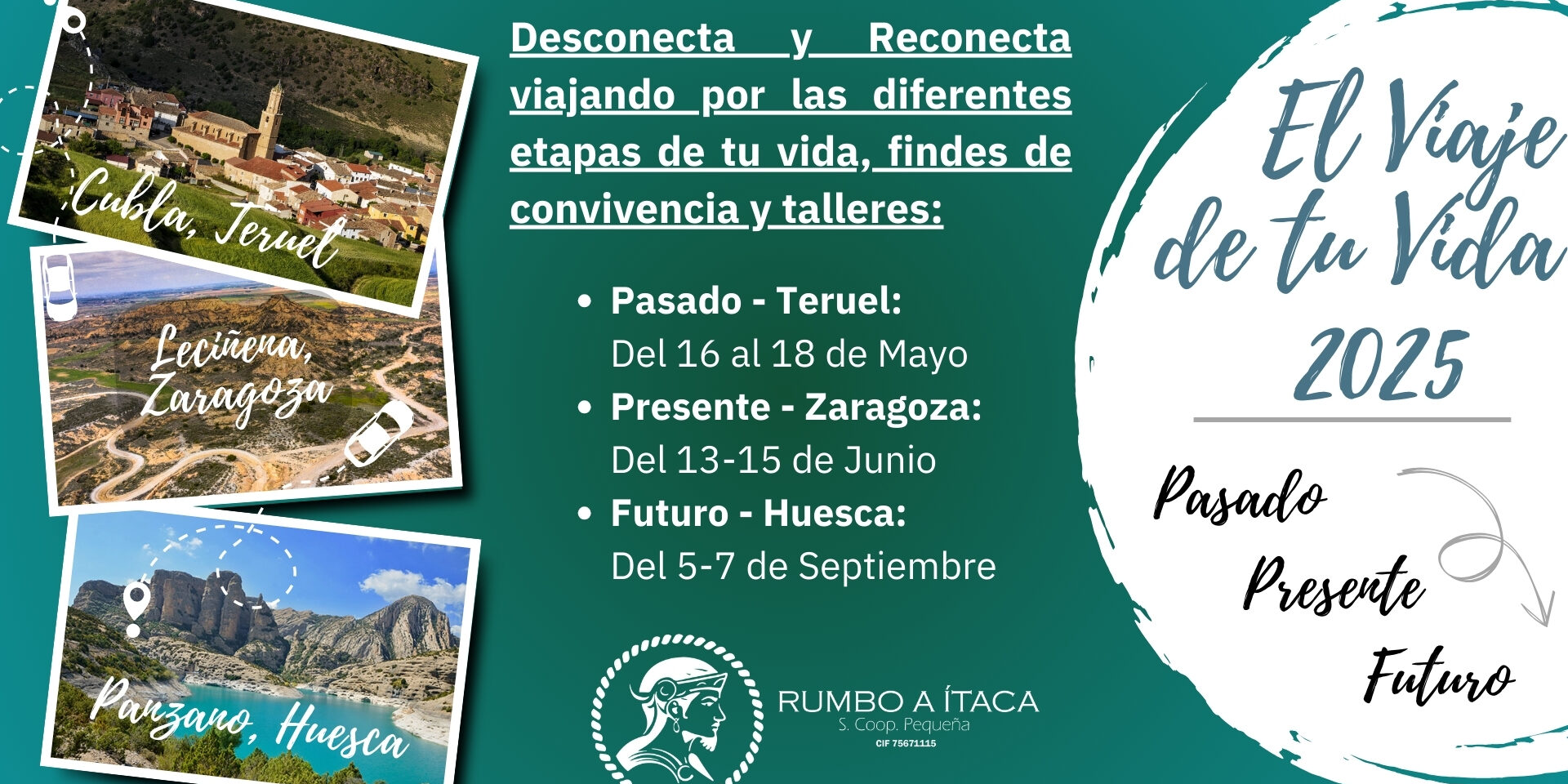 Portada El viaje de tu vida 2025 Rumbo a Ítaca Portada "El viaje de tu vida" 2025